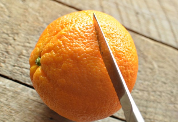 cortar naranja